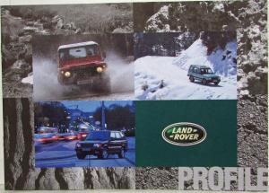 1997 Land Rover Sales Brochure Kit - Defender Freelander Range Rover Discovery