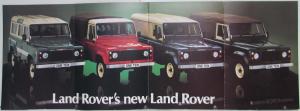 1982 Land Rover One Ten Sales Folder