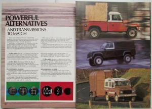 1982 Land Rover One Ten Sales Folder