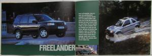 1998 Land Rover Full Line Sales Brochure - French Text