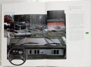1987 Land Rover 90 and 110 Sales Brochure