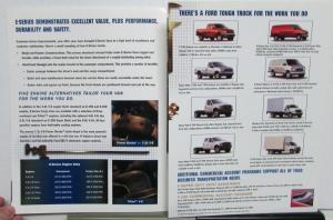 2001 Ford E Series Vans Commercial Account Program Sales Brochure