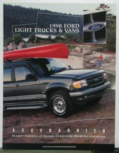 1998 Ford Light Trucks Vans Ranger F Series Econoline Windstar Specs Brochure