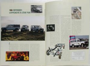 1994 Land Rover Special Edition Paris Motor Show Sales Brochure - French Text