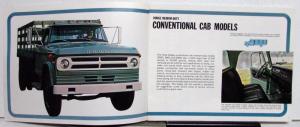 1972 Dodge Medium Duty Series Line D500 D600 D800 Specifications Brochure