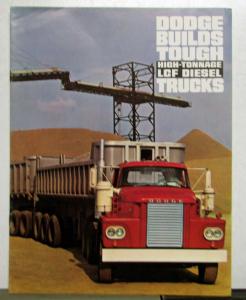 1965 Dodge Crew Cab Pickup Chassis Cab Low Med Tonnage Specs Brochure REVISED