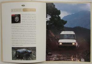 1995 Land Rover Discovery Path to North America Sales Brochure