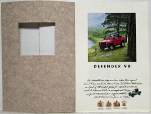 1994 Land Rover Defender 90 Sales Brochure
