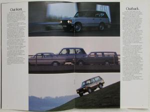 1984 Land Rover Range Rover Luxury Need Not Stop Sales Brochure