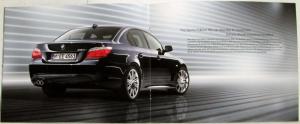 2008 BMW 5 Series Saloon and 5 Series Touring Small Sales Brochure
