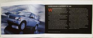 2004 Land Rover Product Guide - Range Rover Discovery Freelander