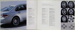 2002 BMW 7 Series Accessories Sales Brochure