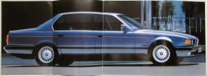 1989 BMW 730i 735i 735iL Sales Brochure - Right-Hand Drive
