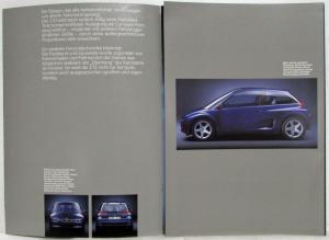 1993 BMW Z13 an Idea Becomes a Concept Sales Brochure - German Text