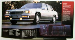 1986 Cadillac Touring Editions Coupe Sedan Features Sales Brochure