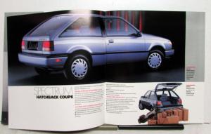 1987 Chevrolet Spectrum Coupe Sedan Features Sales Brochure