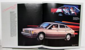 1984 Chevrolet Chevette Camaro Cavalier Caprice Features Sales Brochure