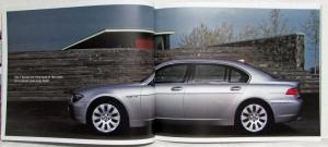 2004 BMW 7 Series Sedan Prestige Sales Brochure