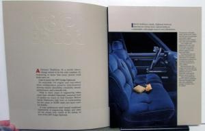 1987 Dodge Diplomat Interior Exterior Options Sales Tri-Folder