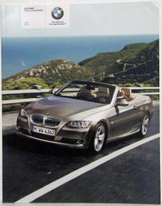 2008 BMW 3 Series Convertible Prestige Sales Brochure - 328i 335i