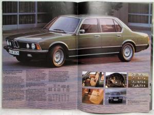 1981 BMW Motor Cars in a Class of Their Own Sales Brochure M1 3 5 6 7 Series