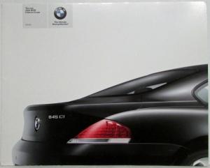 2004 BMW 6-Series Coupe Double Fold-Out Sales Brochure