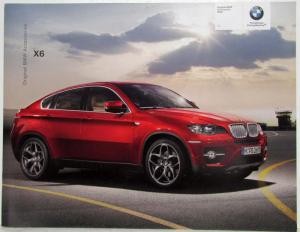 2008 BMW X6 Series Accessories Brochure