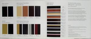 2006 BMW Z4 Color and Upholstery Selections Folder - German Text