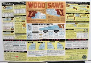 1956 Chevrolet Dealer Promotional Mailer 4 Way Winter Protection Wood Saws Guide