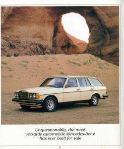 1984 Mercedes-Benz Full Line Small Sales Brochure
