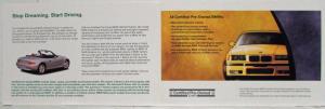 1999 BMW Certified Pre-Owned Vehicle Program Sales Folder