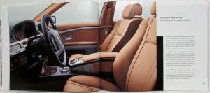 2002 BMW 7 Series Sedan Prestige Sales Brochure - 745i 745Li 760Li