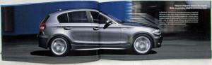 2004 BMW 1 Series Sales Brochure with Extras - French 116i 118i 120i 118d 120d