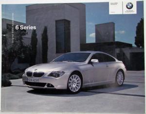 2004 BMW 6 Series Accessories Brochure