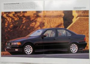 1995 BMW 3 Series Sedans Sales Brochure - German Text