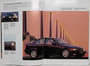 1995 BMW 3 Series Sedans Sales Brochure - German Text