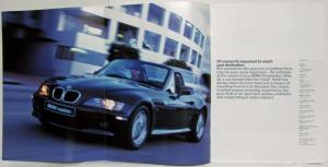 1998 BMW Z3 Roadster Enjoy Motoring in its Purest Form Prestige Sales Brochure