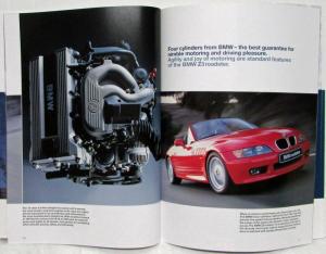 1998 BMW Z3 Roadster Enjoy Motoring in its Purest Form Prestige Sales Brochure