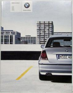 2003 BMW 3 Series Compact Prestige Sales Brochure - German Text