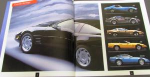 1991 Chevrolet Corvette Dealer Prestige Sales Brochure Convertible Coupe