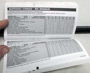1998 Chrysler Dodge Plymouth Jeep Dealer Service & Parts Data Handbook Specs