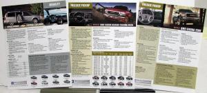 2007 GM Dealer Fleet Data Sales Sheets Set Pickup Medium Duty Chevy GMC