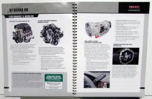 2007 GMC Truck Dealer Salesmens Details Data Book Sierra HD & Denali