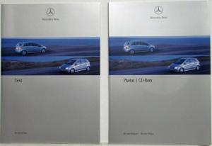 2005 Mercedes-Benz B-Class Media Information Press Kit