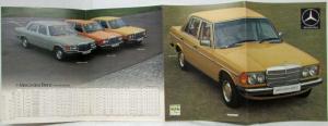 1977 Mercedes-Benz Sales Folder Full Line Sales Folder - Japanese Text