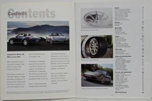 2005 Porsche Boxster Type 987 Model Range Tequipment Accessories Sales Brochure