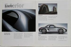 2005 Porsche Boxster Type 987 Model Range Tequipment Accessories Sales Brochure