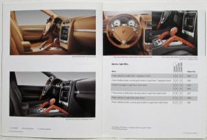 2008 Porsche Cayenne Exclusive Program Ultimate Personalization Sales Brochure
