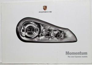 2006 Porsche Cayenne Models Momentum Sales Brochure with Small Poster