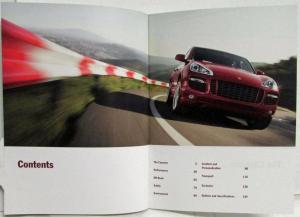 2008 Porsche Cayenne Small Format Prestige Sales Brochure